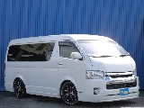 トヨタ ハイエース ワゴン2.7GLロング ミドルルーフ 4WD フルエアロ トリプルモニター 石川県の詳細画像 その3