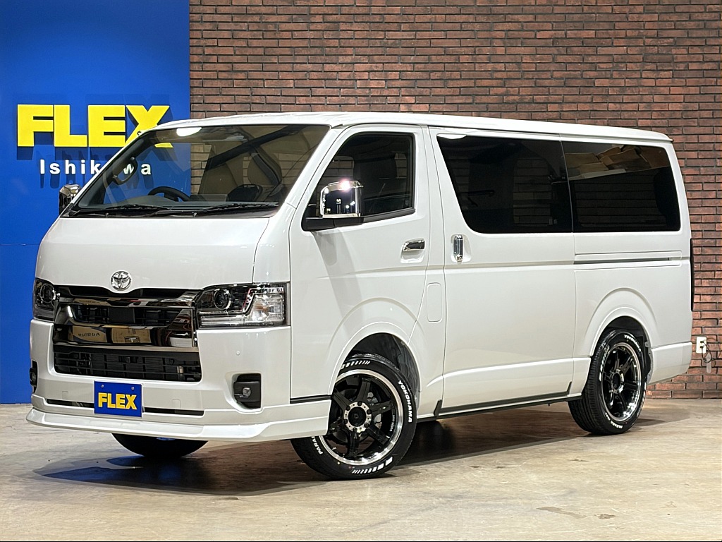 最新9型ハイエースバンディーゼル4WD入庫☆新色プラチナホワイト入庫しました☆