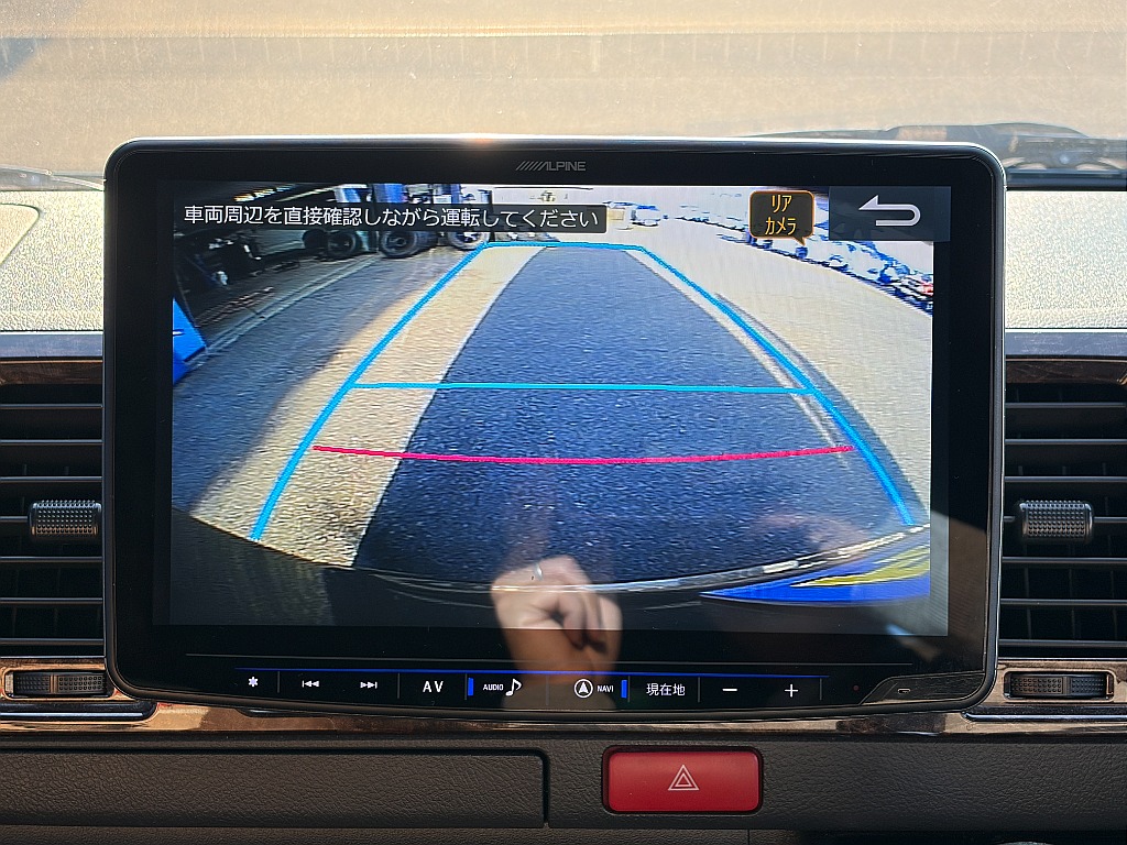 バックカメラも大画面☆