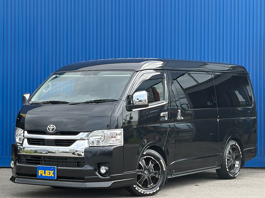 トヨタ&nbsp;ハイエース&nbsp;ワゴン2.7GLロング ミドルルーフ 4WD&nbsp;内装架装Ver2 ローダウンカスタム&nbsp;石川県