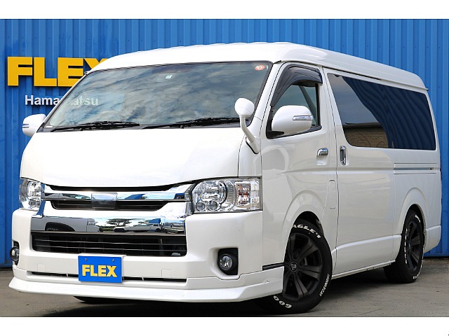 ５型　ハイエースワゴンGL　ＦＬＥＸオリジナルＶｅｒ２内装架装♪　トヨタセーフティセンス付き♪
