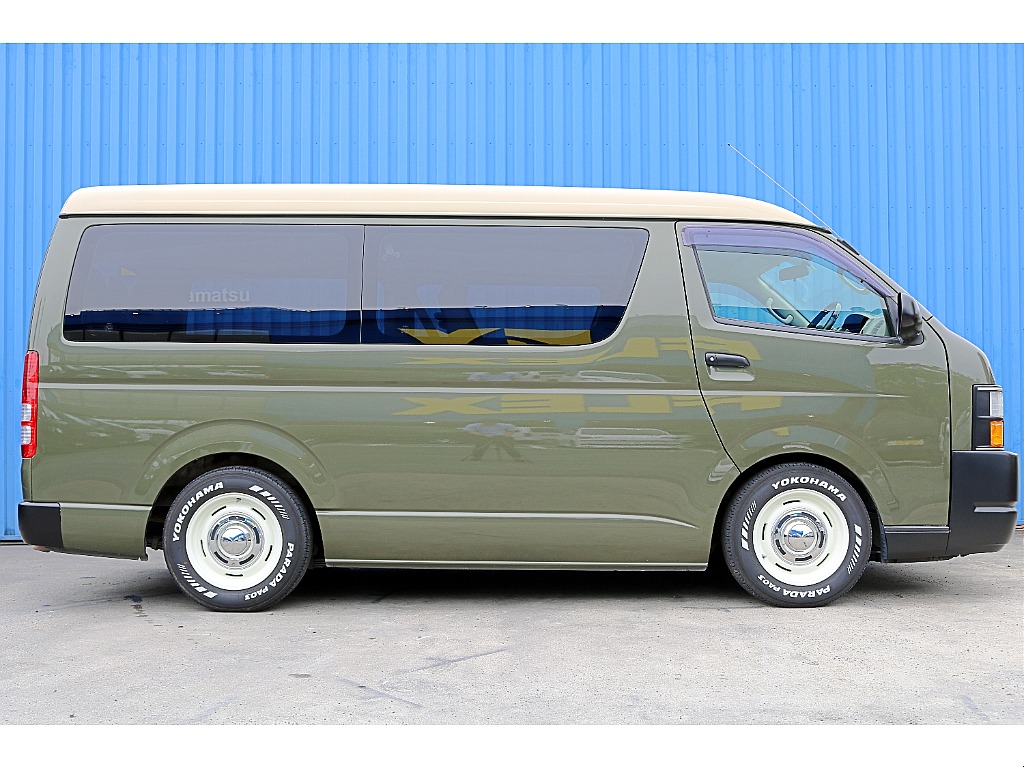 RenocaCoastLines角目フェイス、グリーン×ベージュツートンカラー、DEENクロスカントリーホイール、ヨコハマPARADAタイヤ♪