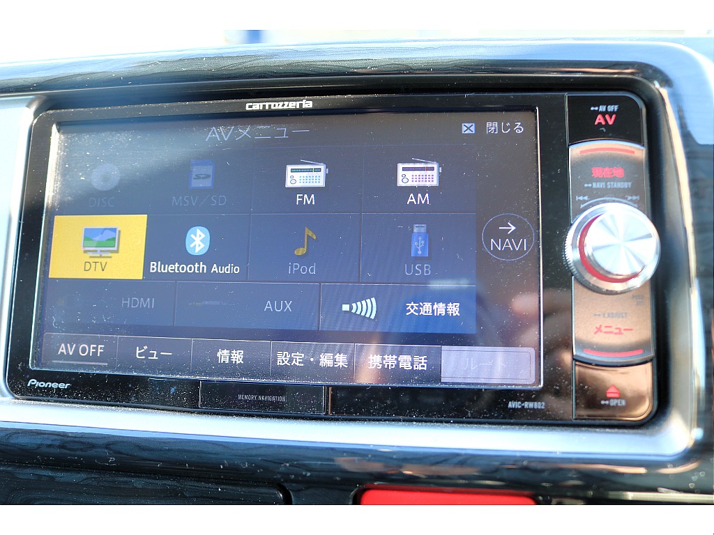 カロッツェリアナビ　カロッツェリアサブモニター　カロッツェリアフリップダウンモニター　ビルトインETC完備♪