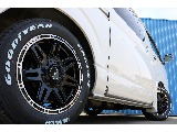 FLEXフロントスポイラー　ValentiLEDテールランプ　FLEXDelf04ホイール　グッドイヤーナスカータイヤ