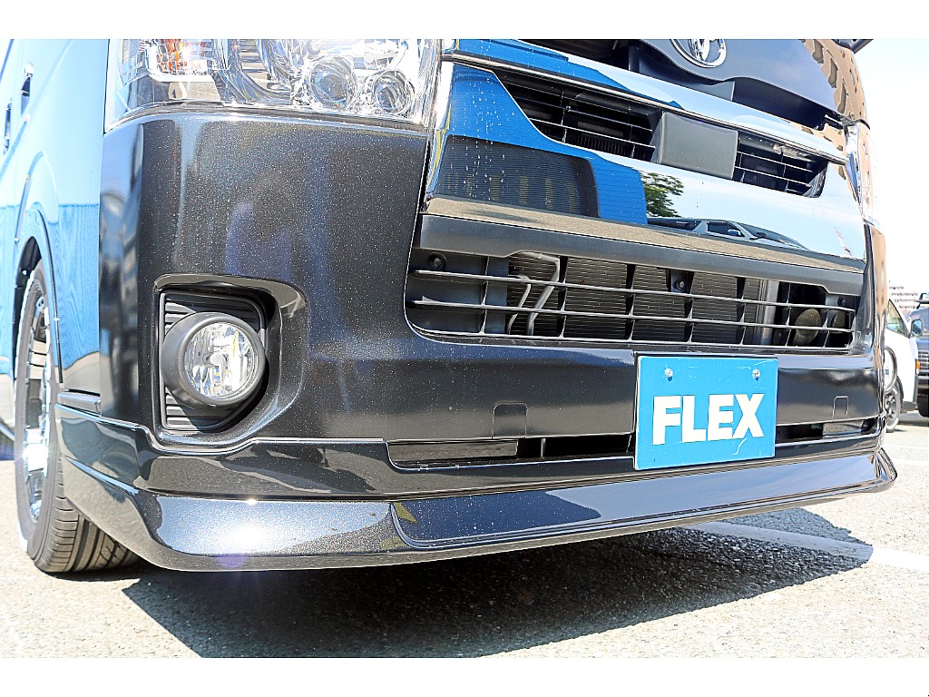 FLEX　フロントスポイラー　FLEX　オーバーフェンダー　FLEX　DELF02ホイール　グッドイヤーナスカータイヤ♪