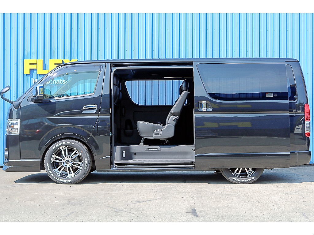 FLEX　フロントスポイラー　FLEX　オーバーフェンダー　FLEX　DELF02ホイール　グッドイヤーナスカータイヤ♪