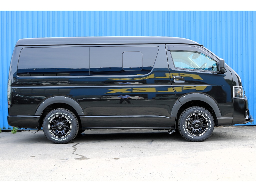 FLEXシグマBLACKLEDテール　FLEX　DELF04ホイール　TOYOオープンカントリータイヤ　JAOSフロントスキッドバー　JAOSフェンダーガーニッシュTypeX　JAOSマッドフラップ♪
