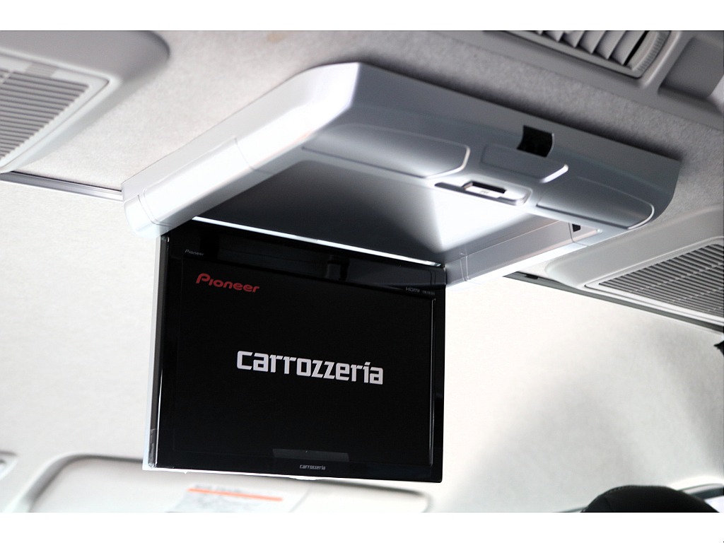 カロッツェリア７インチフルセグ地デジナビ♪　カロッツェリア　10インチフリップダウンモニター　ビルトインETC　リアセンタースピーカー　FLEX　センター＆リアカーテン♪