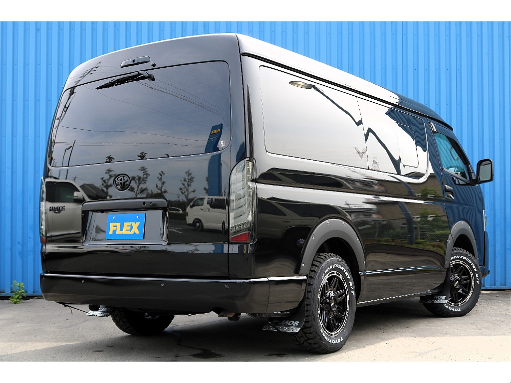 FLEXシグマBLACKLEDテール　FLEX　DELF04ホイール　TOYOオープンカントリータイヤ　JAOSフロントスキッドバー　JAOSフェンダーガーニッシュTypeX　JAOSマッドフラップ♪