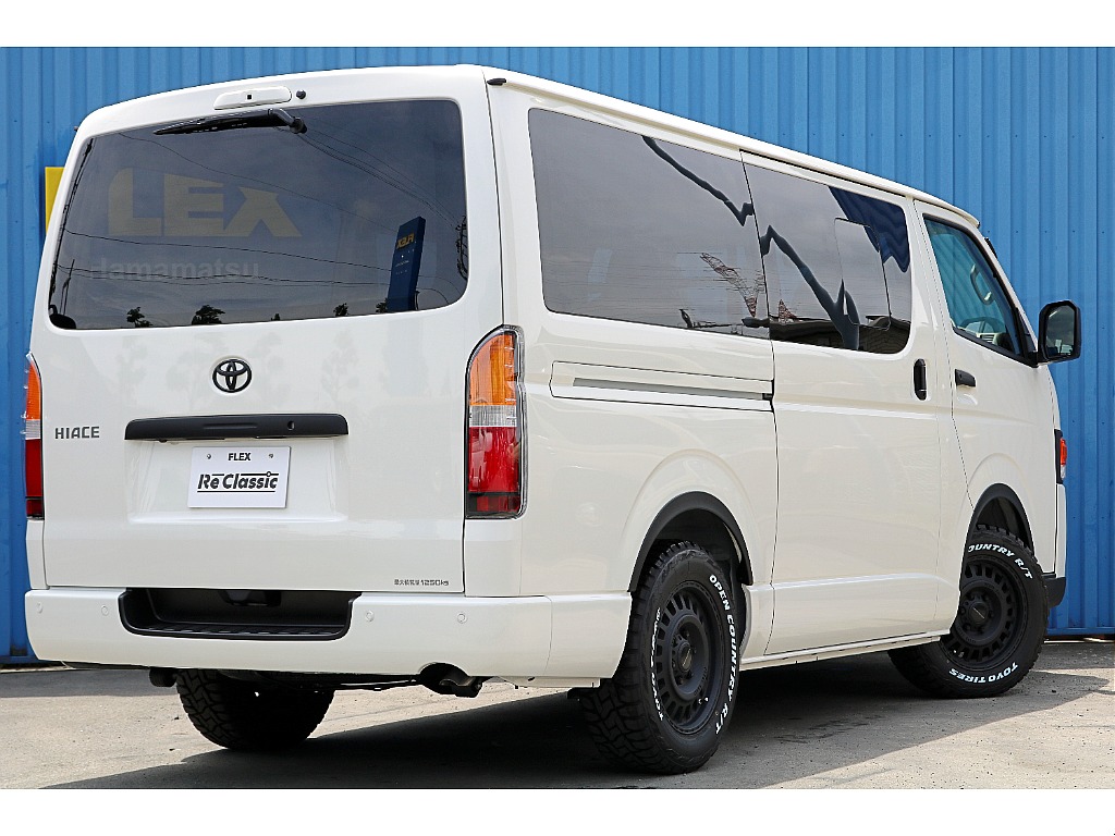 FLEX ReClassic　FLEX T-Forceフロントスポイラー　FLEXオーバーフェンダー　FLEXクラシックLEDテール　FLEXネクサスクレストNC1　TOYOオープンカントリーRT♪