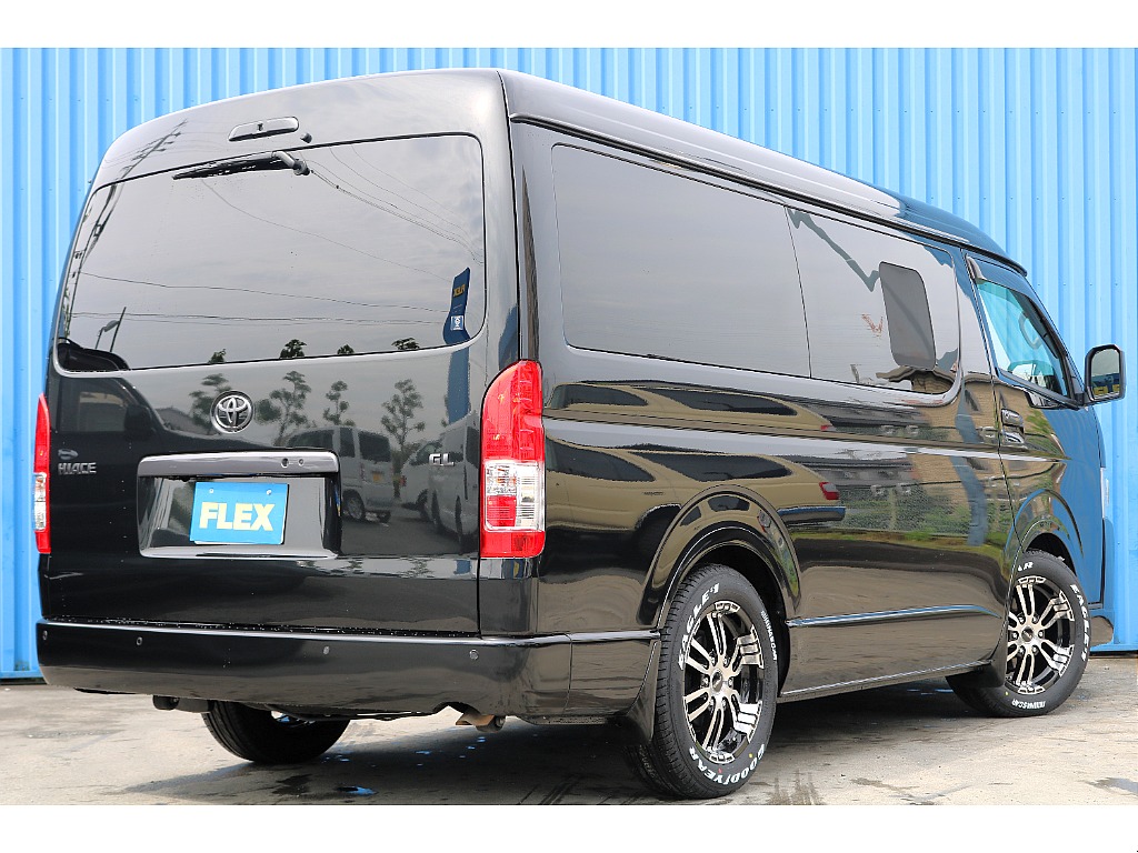 FLEX　オーバーフェンダー　FLEX DELF02ホイール　グッドイヤーナスカータイヤ　フロントスポイラー　TOYOTAマッドガード　メッキ部グレーメタリック塗装♪
