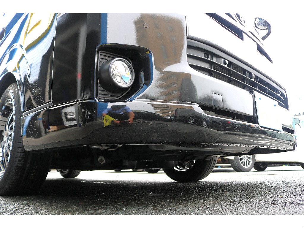 FLEX　オーバーフェンダー　FLEX DELF02ホイール　グッドイヤーナスカータイヤ　フロントスポイラー　TOYOTAマッドガード　メッキ部グレーメタリック塗装♪