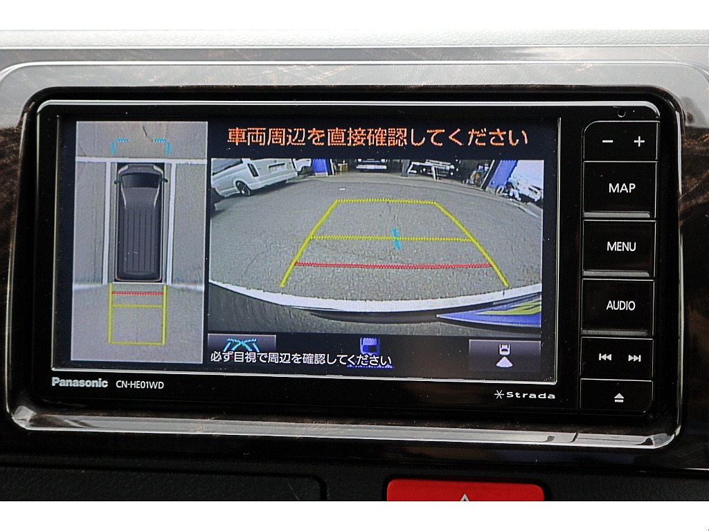 ストラーダ7インチナビ　ビルトインETC　TOYOTAリアカーテン　センターカーテン　FLEX高さ調整式ベットキット　パノラミックビューモニター　デジタルインナーミラー♪