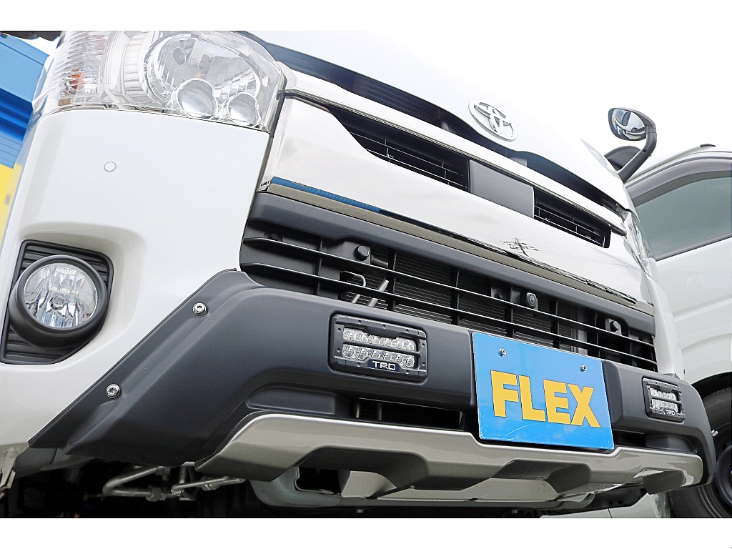 TRDバンパープロテクター　FLEXオーバーフェンダー　FLEX煌LEDテール黒　FLEX BJメキシカンホイール16インチ　TOYOTAドアバイザー♪