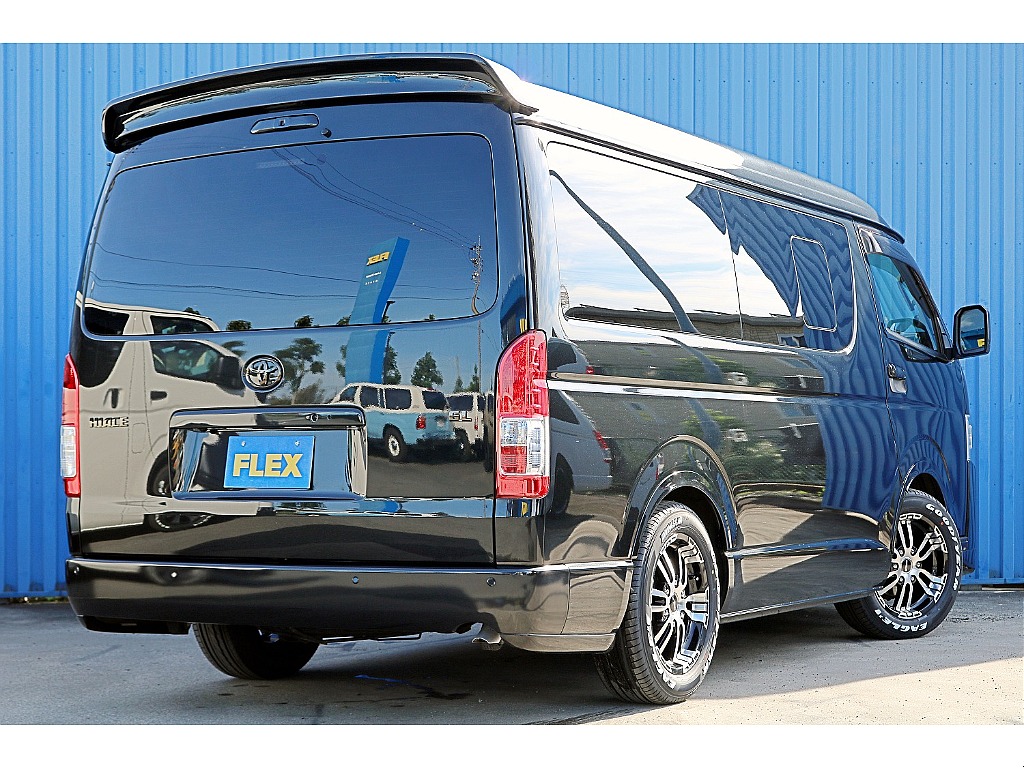 FLEX　DELF02ホイール　グッドイヤーナスカータイヤ　FLEXオーバーフェンダー　バッドフェイスボンネット　Fスポイラー　リアルーフスポイラー♪