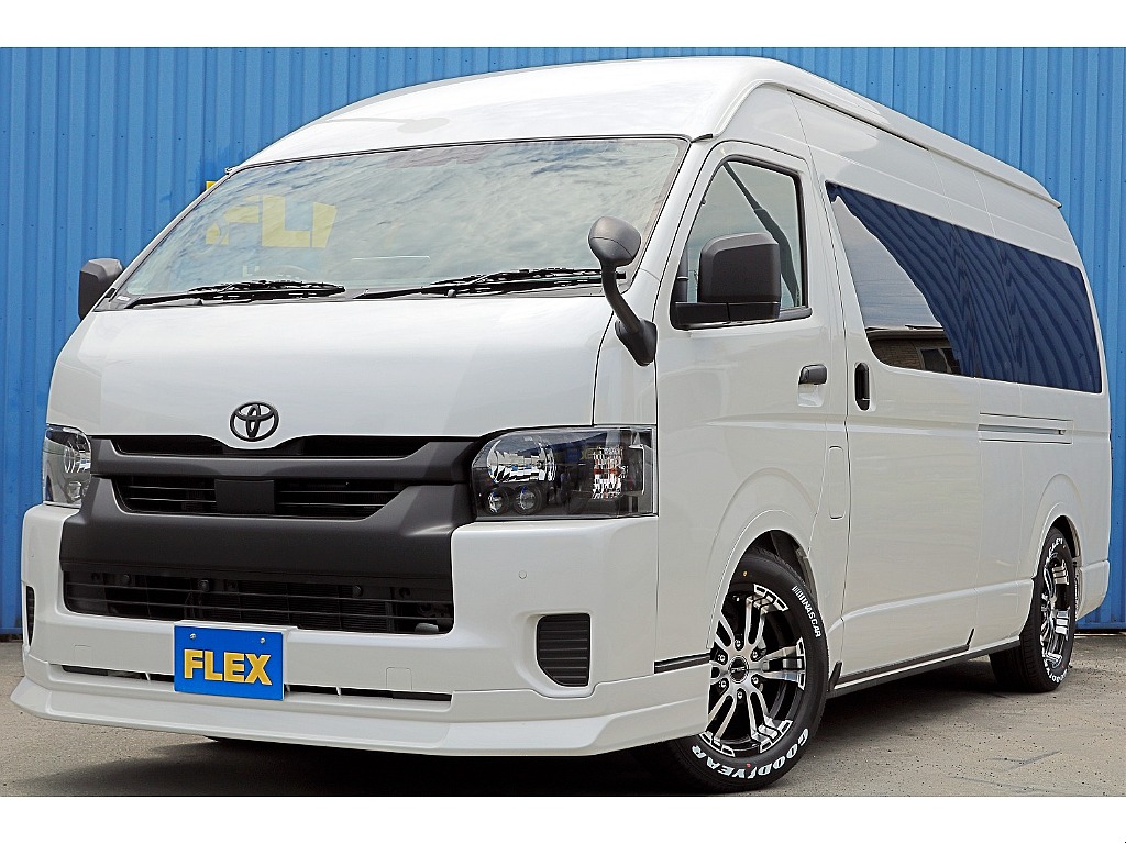 新車　グランドキャビン　ファインテックツアラー　１０人乗り　FLEXカスタムパーツ車両♪