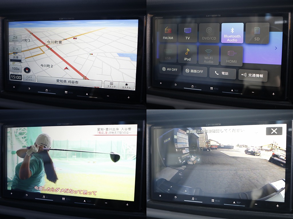 Bluetooth、バックカメラ付きナビをインストール済！TV視聴も可能となります。