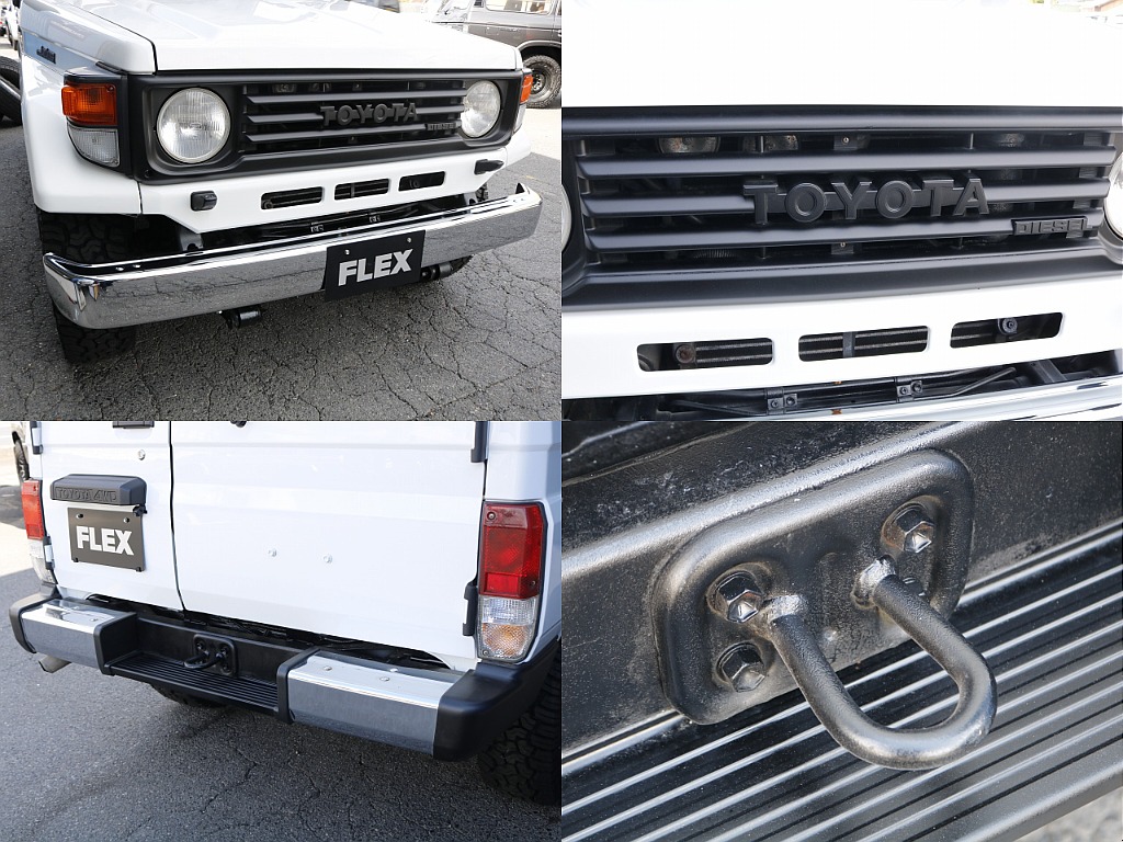 丸目とマットブラックのTOYOTAグリルがおしゃれですね♪