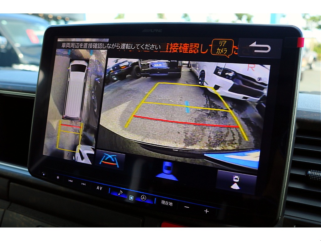 アルパインBIG-X　アルパイン12.8インチフリップダウンモニター　ビルトインETC　PVM接続　デジタルインナーミラー♪