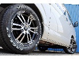 FLEXフロントスポイラー　FLEXリアスポイラー　FLEXオーバーフェンダー　FLEXラムダLEDテール　FLEXDELF02ホイール　グッドイヤーナスカータイヤ　ガッツミラーボディ同色ペイント♪