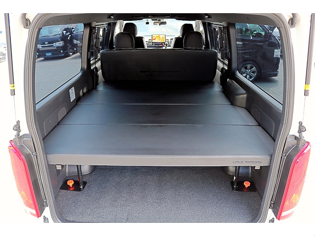 LINKSベッドキット♪　高さ調整可能！マットの移動もできるので背の高い荷物だって積めちゃいます♪