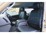 FLEX　オリジナルシートカバー♪　ブラックレザー調で車内の統一感を図りました♪