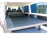 高さ調整可能！４分割ベッドキットで車中泊も楽しめます♪