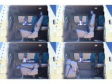 後部座席はリクライニング機能やコンパクトに折り畳むことが可能