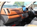 ＦＬＥＸ茶木目インテリア３点セット　ナビパネル　シフトノブ　ステアリング　車内を明るく彩ります♪
