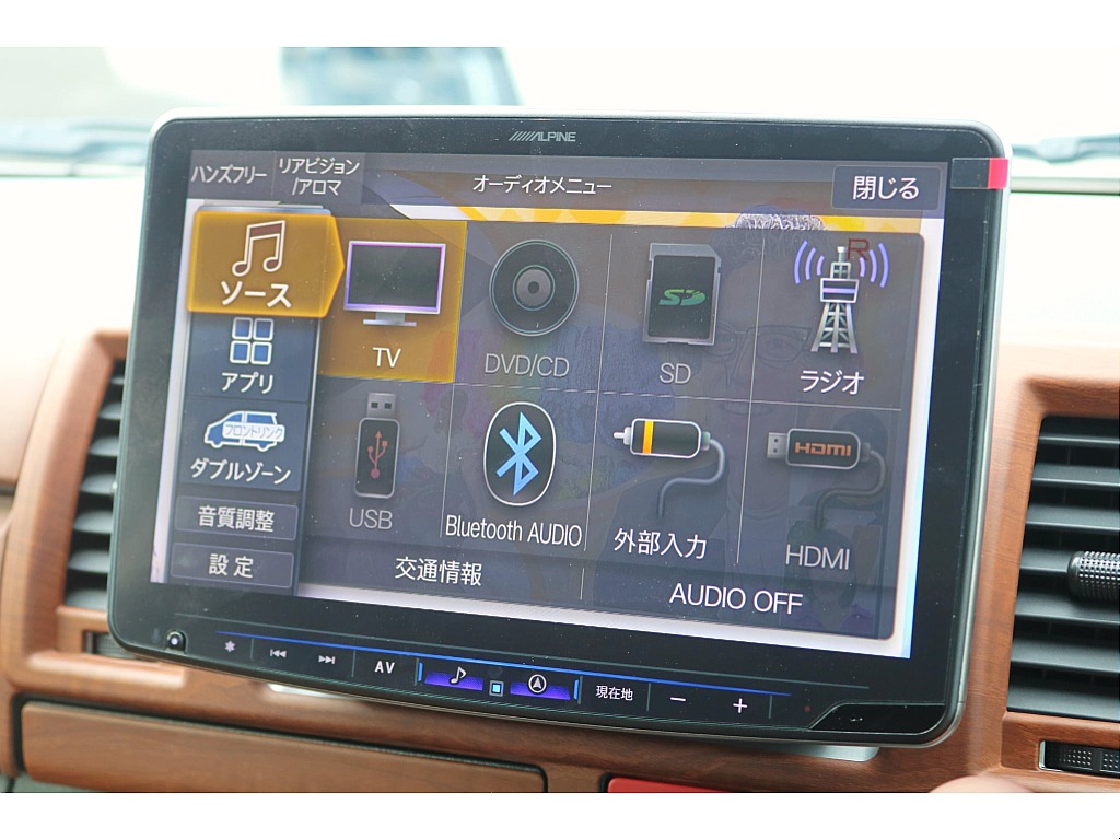 アルパインＢＩＧ－ＤＡ１１インチ　大画面で細部までハッキリ見えます♪
