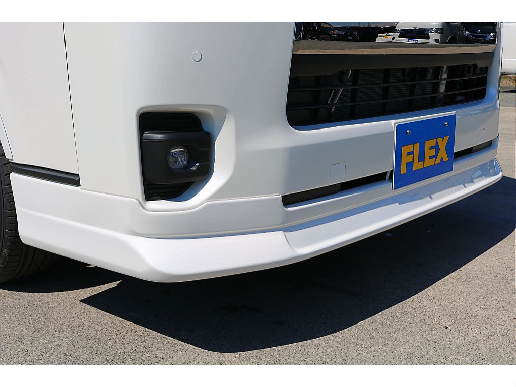 ＦＬＥＸ　フロントスポイラー　純正バンパーとの調和を図ってボリュームアップしました♪