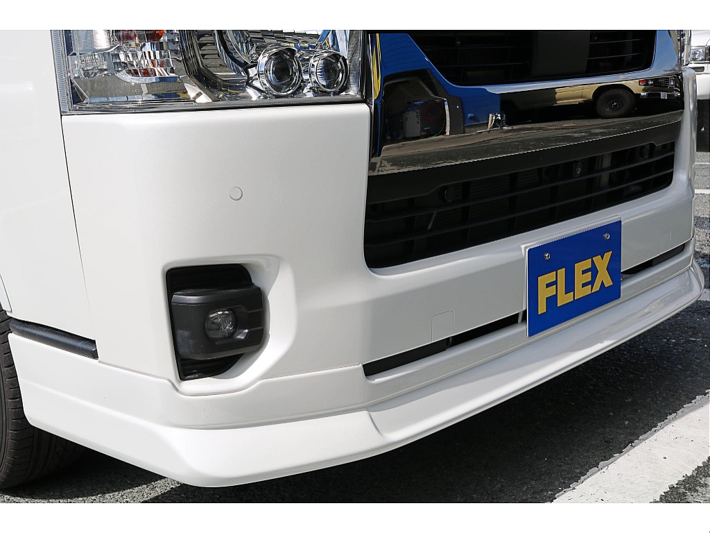 ＦＬＥＸ　フロントスポイラー　純正バンパーとの調和を図ってボリュームアップしました♪