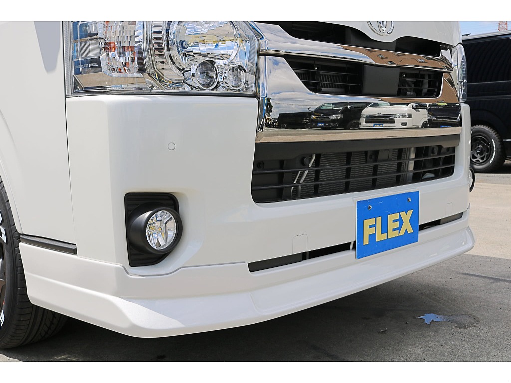 ＦＬＥＸ　フロントスポイラー　純正バンパーとの調和を図ってボリュームアップしました♪