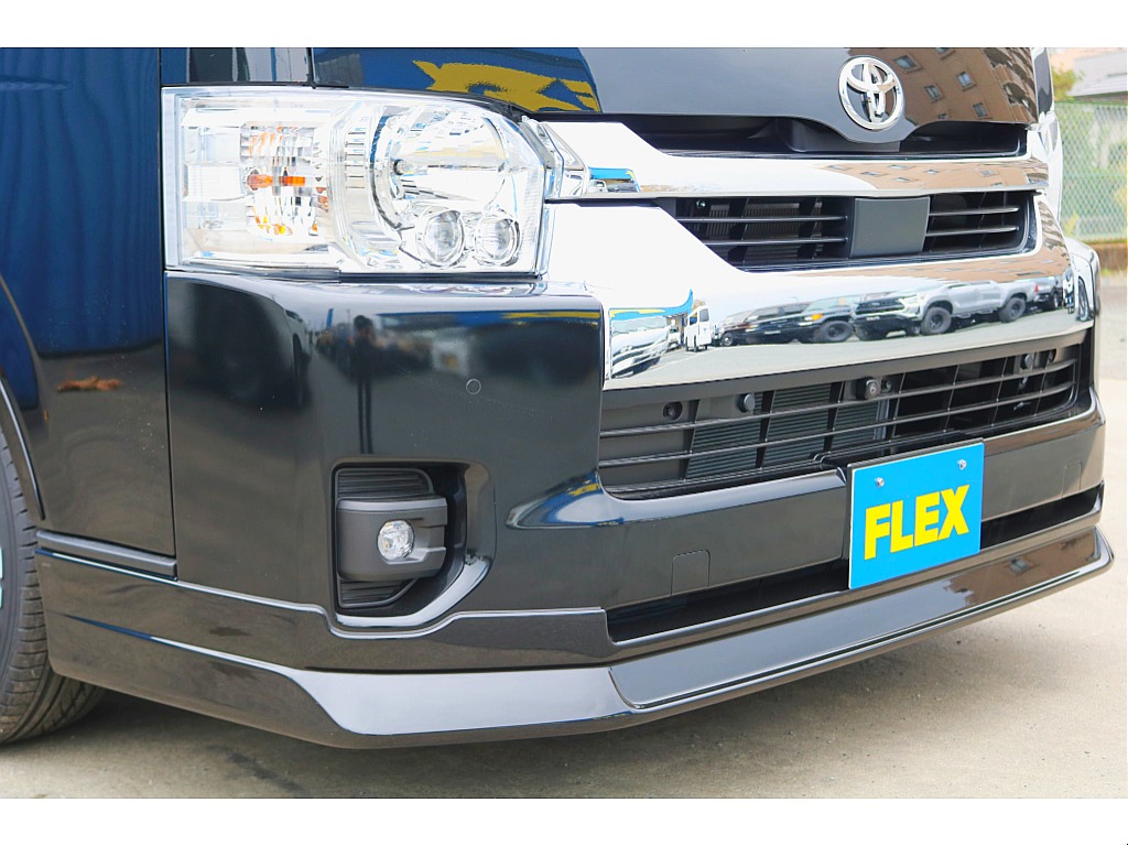 ＦＬＥＸ　フロントスポイラー　純正バンパーとの調和を図ってボリュームアップしました♪