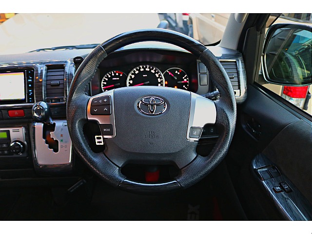 ＦＬＥＸ　艶消しマホガニー黒木目インテリア３点セット　ナビパネル　シフトノブ　ステアリング　インパネ周りをシックに統一します♪