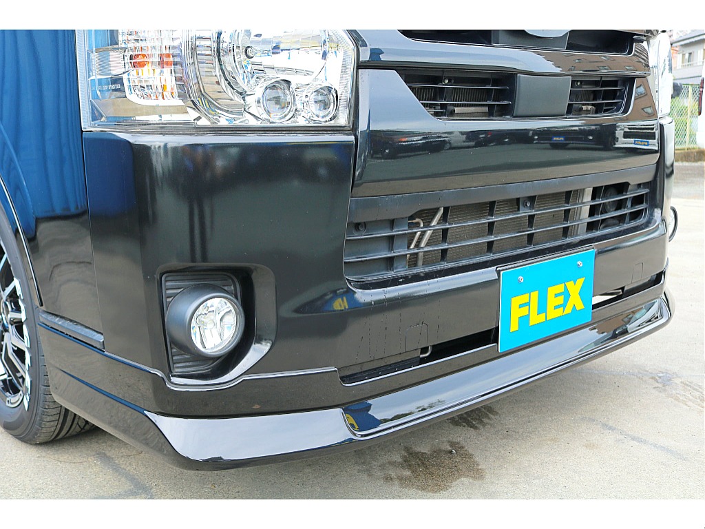 ＦＬＥＸ　フロントスポイラー　純正バンパーとの調和を図ってボリュームアップしました♪