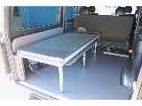MRT(マルチロールトランスポーター)Type2に専用のベッドキットを装備♪二段階に収納可能で積載も車中泊時も便利!