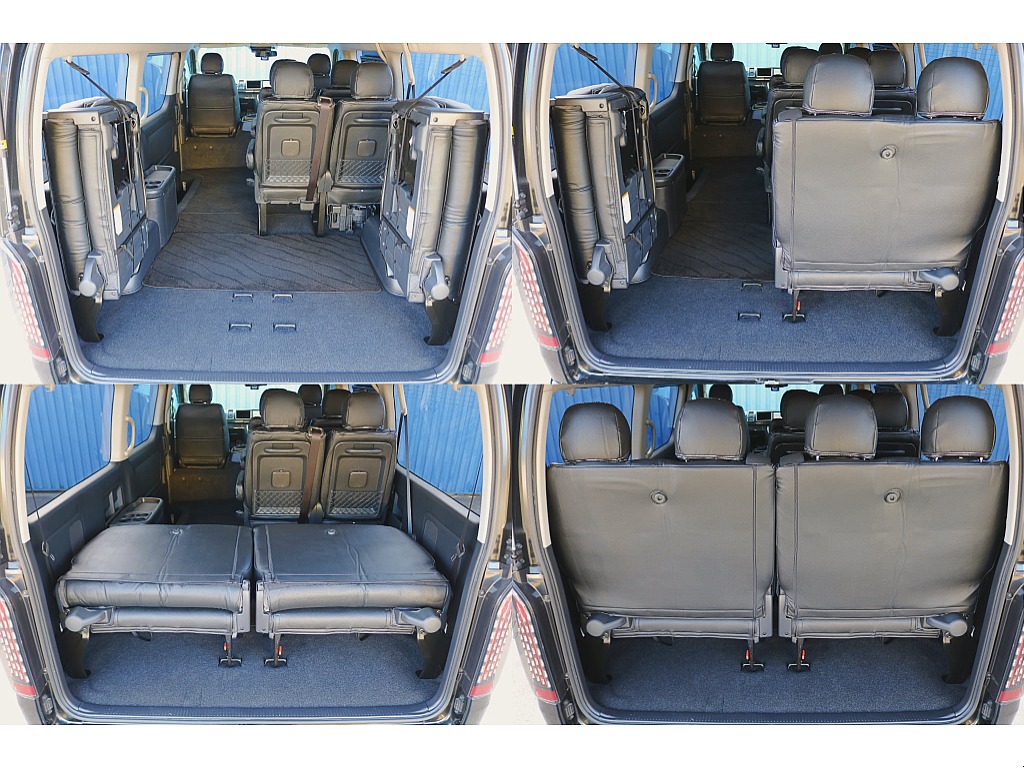 ワゴンだってシート上げればこの広さ！　たくさんお土産を積めちゃいます♪