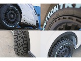 ネクサスクレストNC1ホイール×TOYOオープンカントリータイヤ　艶消しブラック仕上げのオーバーフェンダーも装着♪