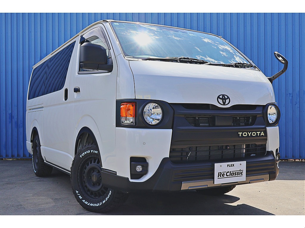 令和6年式　ハイエースバン　ダークプライムⅡ　ディーゼル4WD　ReClassicカスタム♪