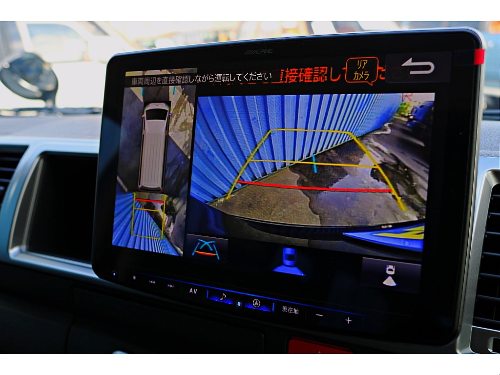 アルパインBIG-X11インチ♪CD/DVDも使用可能！パノラミックビューモニター接続済！