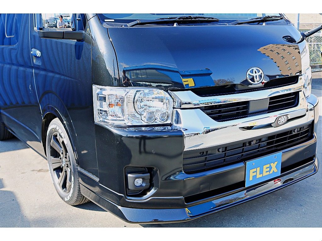 ＦＬＥＸ　フロントスポイラー　純正バンパーとの調和を図ってボリュームアップしました♪