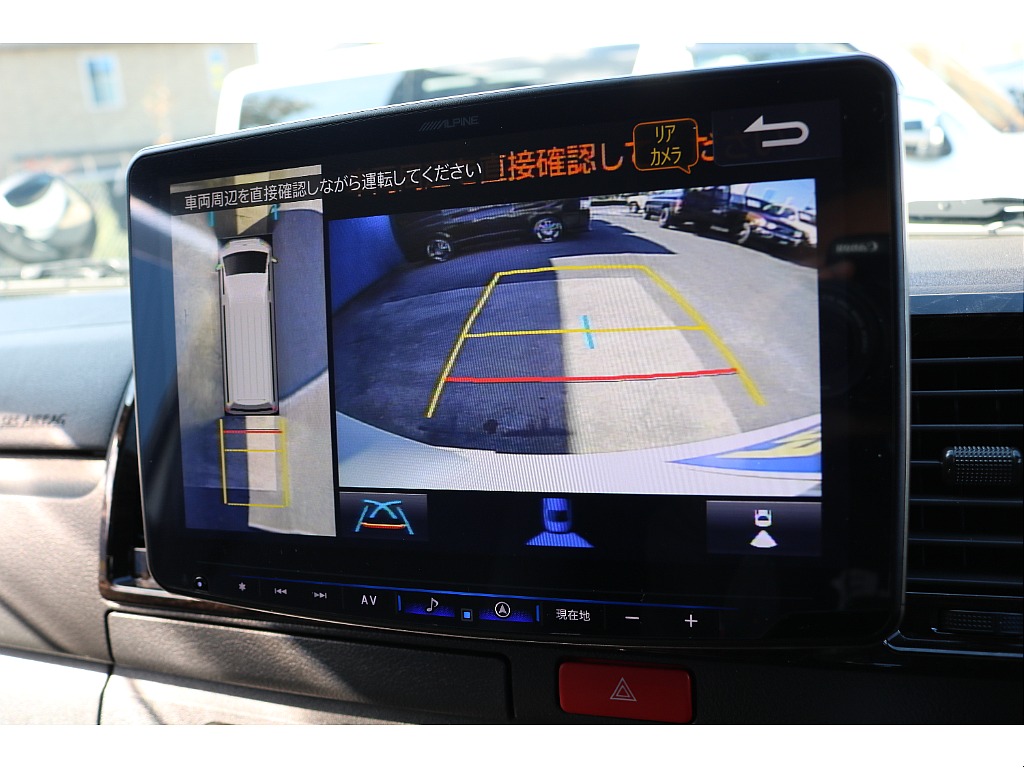 パノラミックビューモニター完備♪ バック駐車も安全に♪