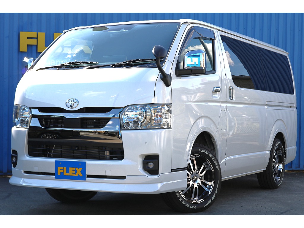 R5年式ハイエースバン　ディーゼル4WD　ダークプライムⅡ　ベットキット＆アルパインBIGX11インチナビカスタム♪