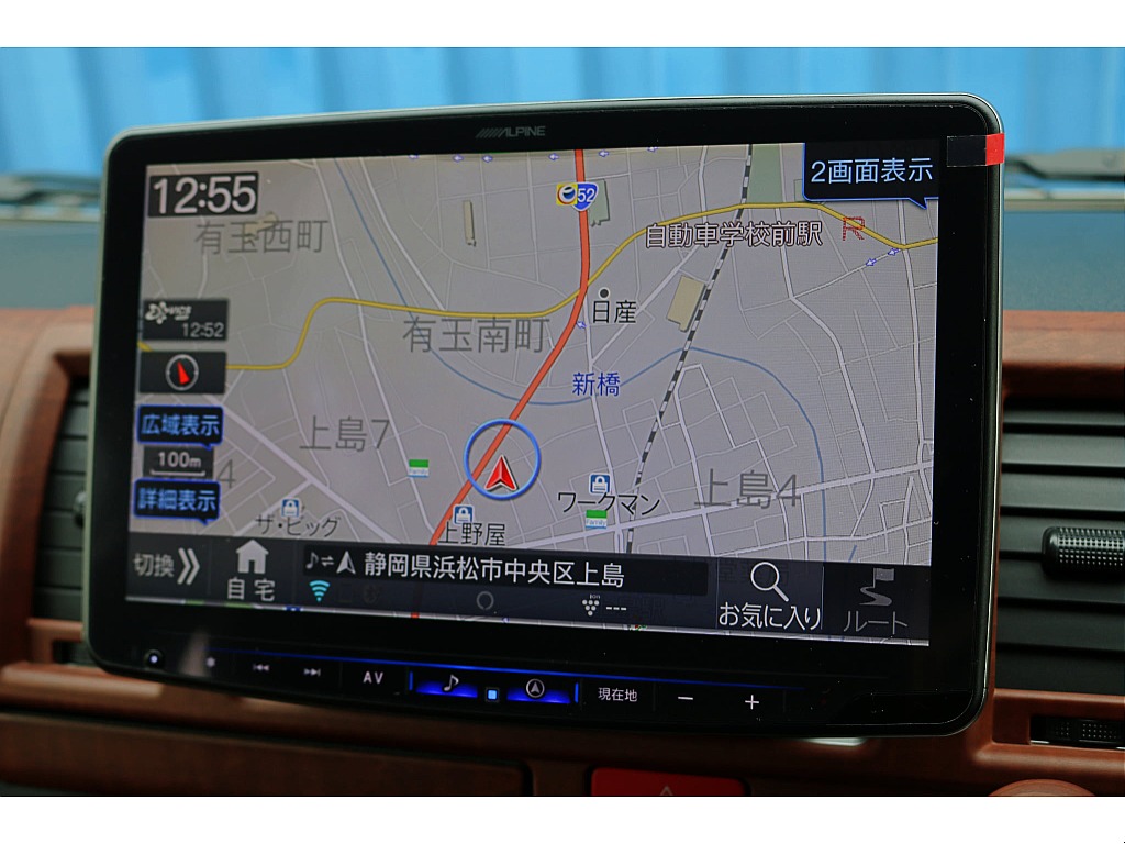 アルパイン　BIG-X11インチ♪　パノラミックビューモニター連携済　傾斜計使用可能