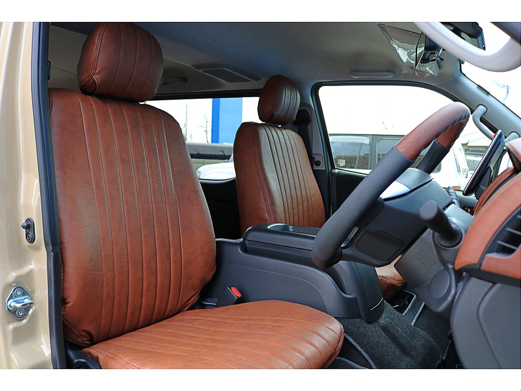 FLEXオリジナルシートカバー♪クラシックレザーブラウン♪