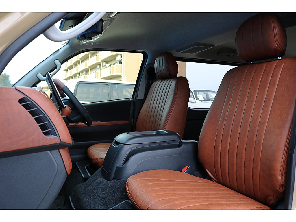 FLEXオリジナルシートカバー♪クラシックレザーブラウン♪