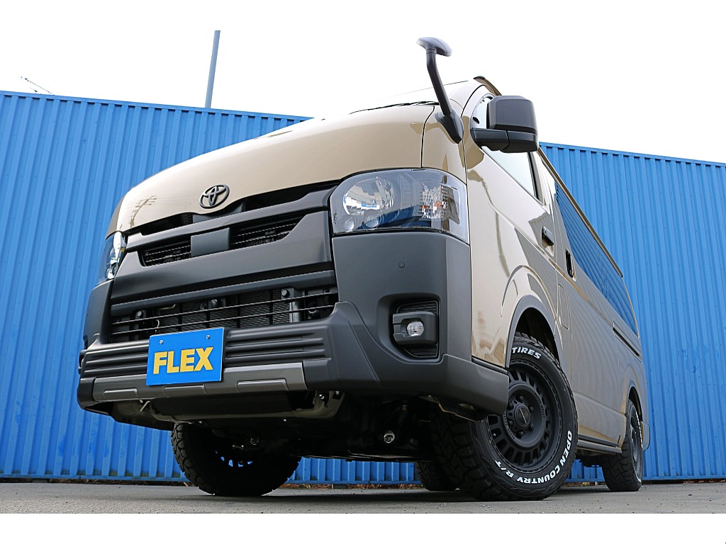 R7年式ハイエースバンアースカラーPKGディーゼル4WD　FLEXオリジナルカスタム♪