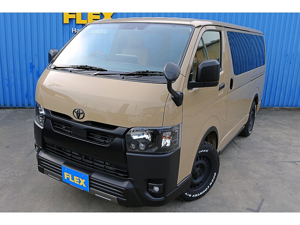 R7年式ハイエースバンアースカラーPKGディーゼル4WD　FLEXオリジナルカスタム♪
