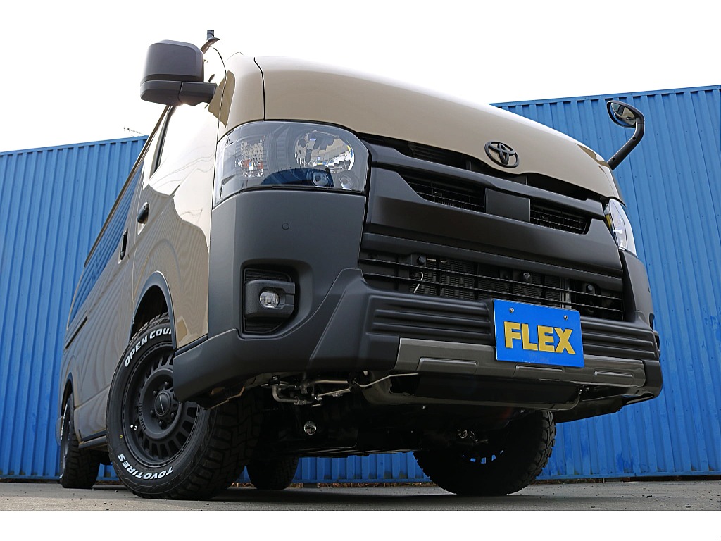 R7年式ハイエースバンアースカラーPKGディーゼル4WD　FLEXオリジナルカスタム♪